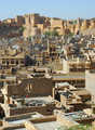 Jaisalmer, fort na tle miasta